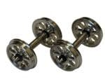 Dapol 4A-003-001 Wagon 8 Spoke (12.5mm) Wheels Pack 20 wheels on 10 axles