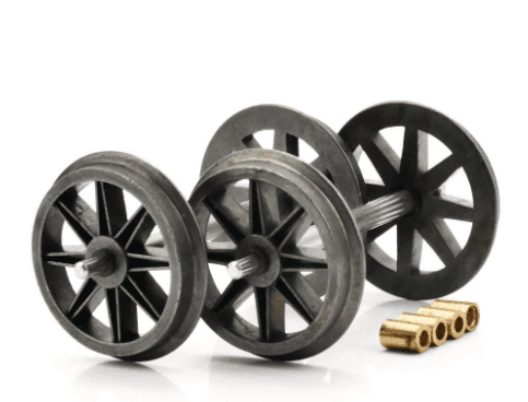 Dapol 7A-000-007 Scale 1 43 O Spoked Wheels 2 Axles
