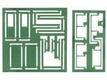 Dapol 7C-000-001 Scale: 1:43, O *Kitmaster Posable Station Doors Green