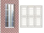 Dapol 7C-001-001 Scale: 1:43, O *Kitmaster Rectangular Industrial Windows (6)