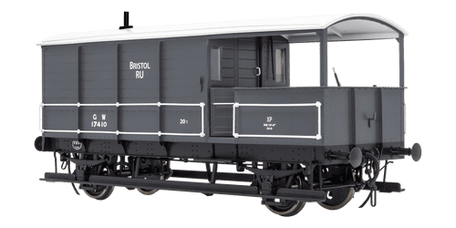Dapol 7F-300-007       GWR Toad Brake Van GWR Grey 17410 Diagram AA21