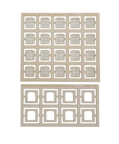 Dapol Kitmaster 4C-001-002 OO Gauge Round Top Industrial Windows