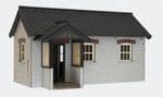 Dapol7B-003-002 Brand: Dapol Kits Scale: 1:43, O *Kitmaster Genesis L&B Small Station (Chelfam) Kit