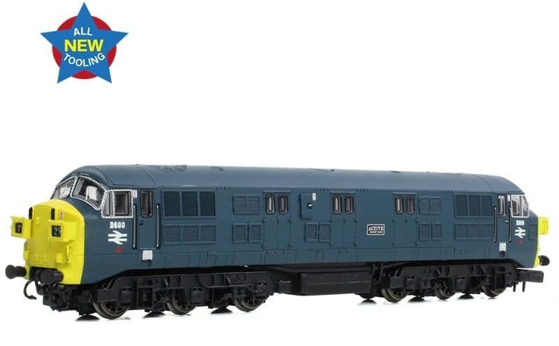 E84522 EFE Rail Class 41 Warship Headcode Box D600 Active BR Blue