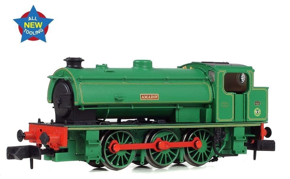 E85504 WD Austerity Saddle Tank Amazon National Coal Board Lined Green