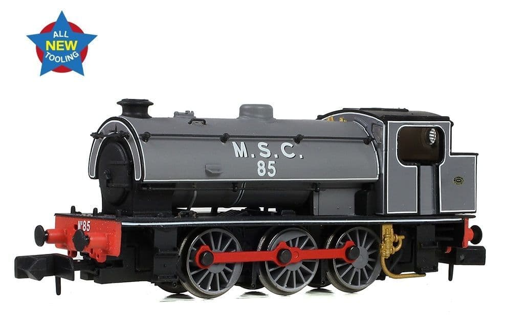 E85508 WD Austerity Saddle Tank 85 M S C Manchester Ship Canal Lined Grey