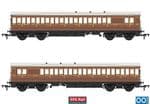 E86025 EFE 54' Non-Corridor Brake Third LBSCR Raw Umber