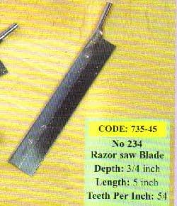 Expo 735-45 234 Razor Saw Blade tpi 54
