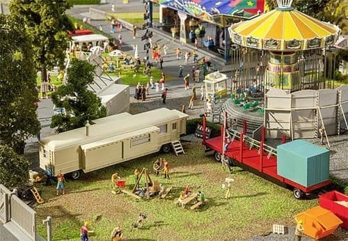 Faller 140480 Fairground Kits - Trailer & Caravan IV