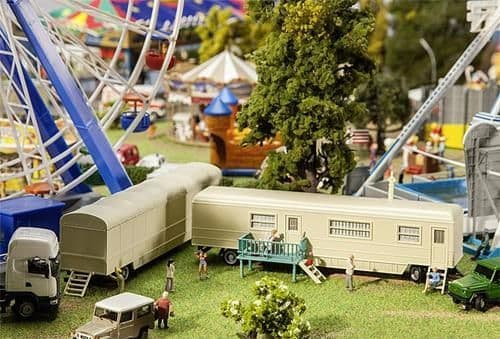 Faller 140481 Fairground Kits - Luggage Trailer & Caravan IV