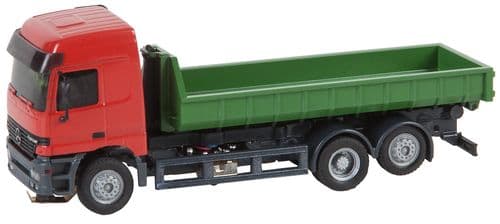 Faller 161481 Scale: 1:87, HO Car System LKW MB Actros L02 Low Sided Lorry V