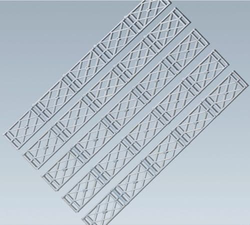 Faller 180407 HO Scale Railing Fences