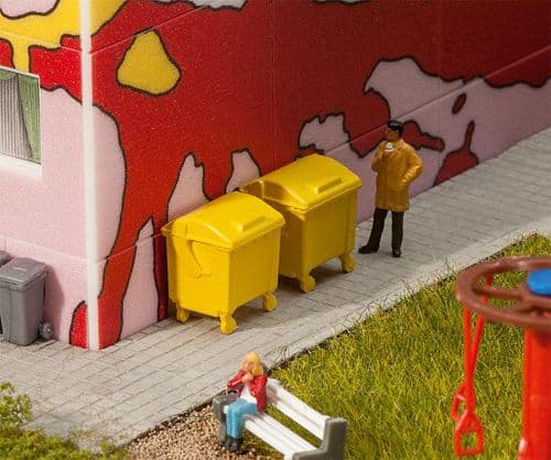 Faller 180913  Storage Bins - Yellow (2)