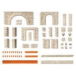 Gaugemaster GM475 Stone Walling Detailing Packcessories.  Features Unpainted High L