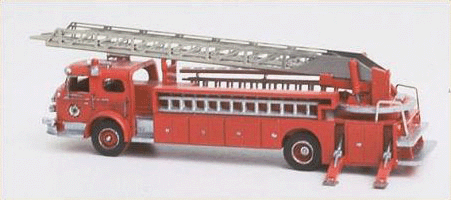 GHQ 52009 Emergency Fire - American LaFrance (Kit) -- 1000 Series Rear-Mounted Unpainted M