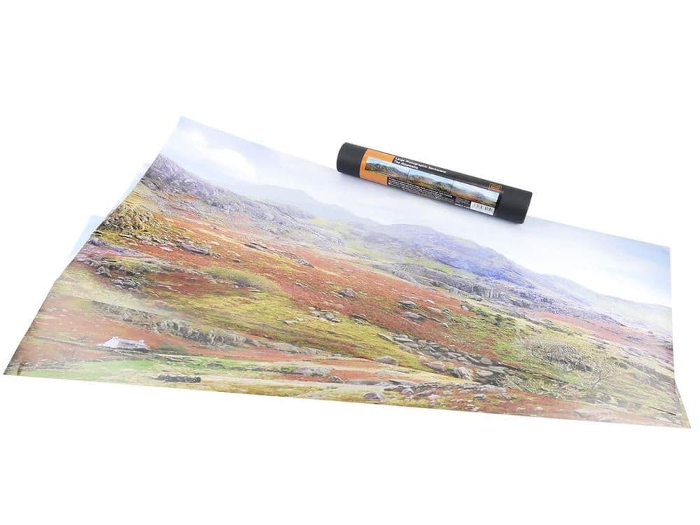 GM710 Scale OO The Mountains Large Photo Backscene 2744 x 304mm