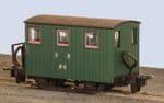 GR590A -Peco  Ffestiniog Quarryman Brake Coach (1 Balcony), green