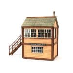GWR  ALO040 Small Timber Signal Box (11 lever) Kit O gauge