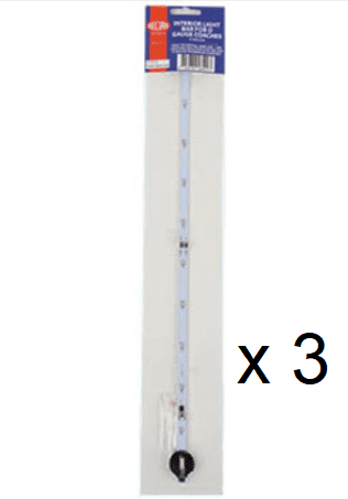 Heljan 19853500 Scale: 1:43, O O Gauge Lighting Kit (Pack of 3)
