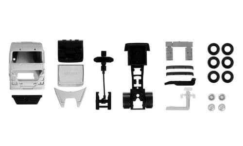 Herpa 084406 Scale: 1:120, TT MB Actros Tractor Unit White Kit (2)