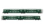 HN9524 DR Green/Grey Bi-Level Coach Set (4) IV