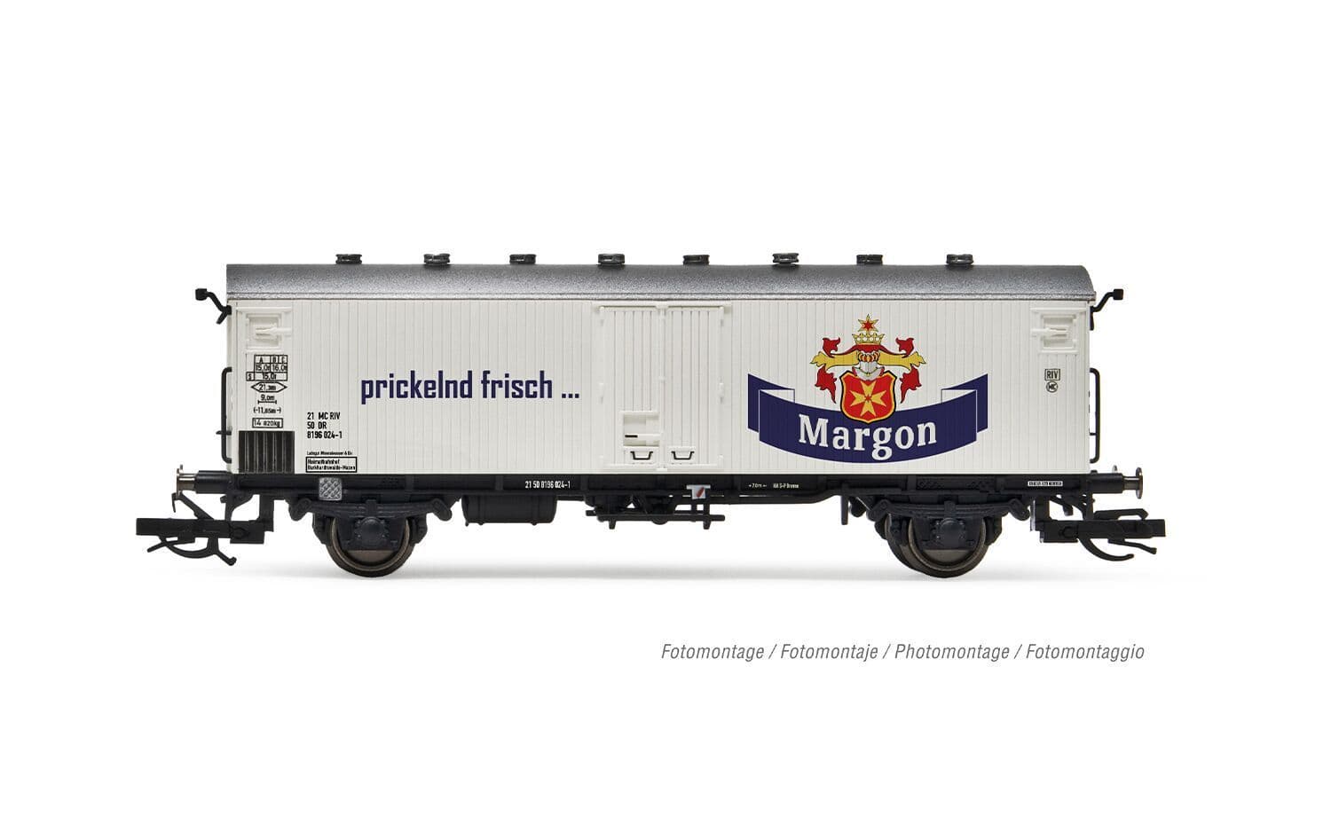 MODELLBAHN UNION Wagon réfrigéré Tbnhs à essieux DR , ep IV HO 1/87