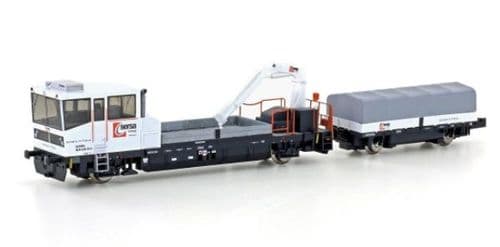 Hobbytrain 23566 Scale: 1:160, N Sersa Robel Tm234 Gleiskraftwagen VI