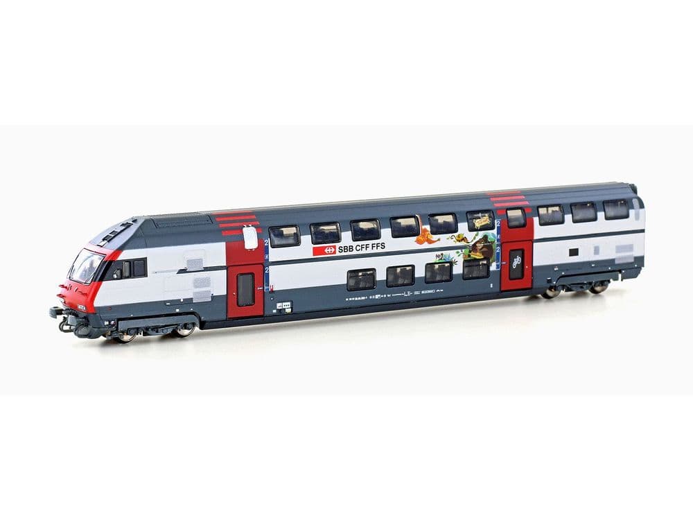 Hobbytrain 25129 Scale 1 160 N SBB IC2020 2nd Class Bi-Level Control ...