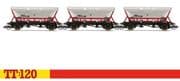 Hornby TT6036 EWS HFA - Hopper Wagon with Canopy - Triple Pack