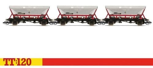 Hornby TT6036 EWS HFA - Hopper Wagon with Canopy - Triple Pack