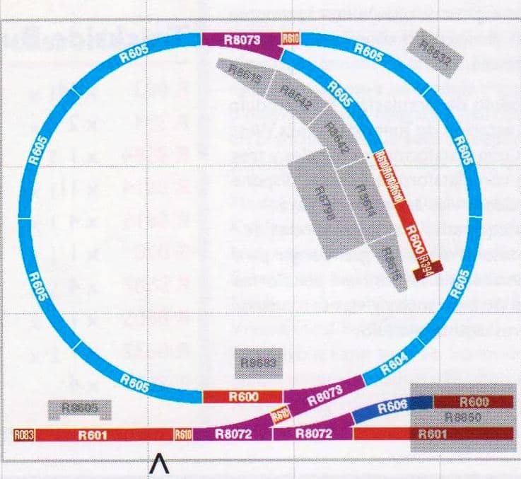 HTP020 Hornby 1a Compact Oval Layout 1/13