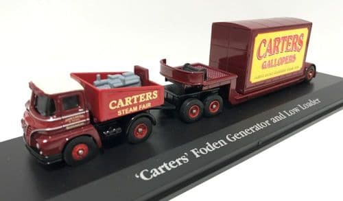 HU01 Foden Ballast Tractor Generator Low Loader W/Container Load
