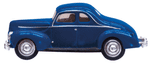 JP5618 Woodland Scenics Just Plug Blue Coupe - N Scale