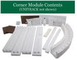 K28886 N Gauge *Kato UniTrack T-Trak Subterrain Corner Kit