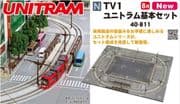 K40-811 Scale: 1:150, N *Unitram (TV1) Basic Track Set