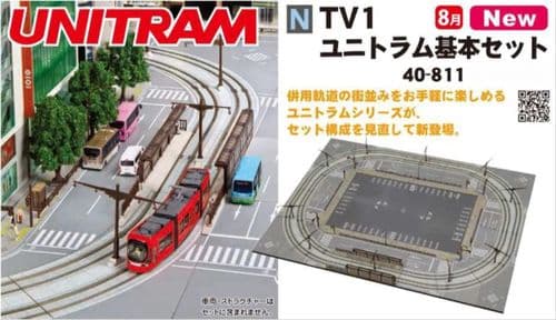 K40-811 Scale: 1:150, N *Unitram (TV1) Basic Track Set