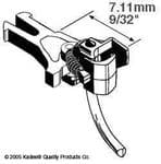 Kadee 17 Brand: Kadee Scale: 1:87, HO NEM362 European Coupler Short 7.11mm (2pr)