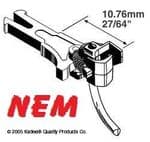 Kadee 19 NEM362 NEM Coupler Long 10.76mm (2pr)