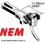 Kadee 20 NEM362 European Coupler Extra Long 11.68mm (2pr)v