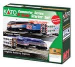 Kato 106-0031 Scale: 1:160, N Chicago Metra MP36PH Passenger Starter Set