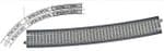 Kato 2-231 Scale: 1:87, HO *Unitrack (R1606-11.25) Concrete Sleeper Curved Track (4)