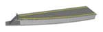 Kato 23-152 Scale: 1:150, N Suburban Station Island Platform Ends (Pre-Built)