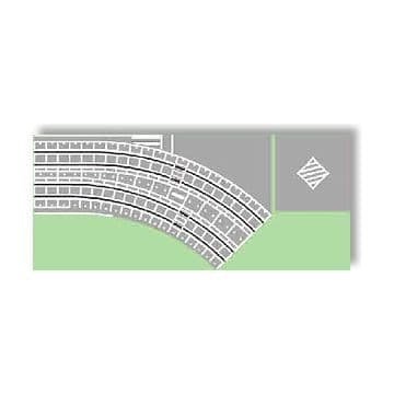 Kato 40-102 Unitram Double Track Curved R180 45 Degree Right