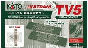 Kato 40-815 Scale: 1:150, N  *Unitram (TV5) Straight Track Expansion Set