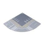 Kato 41-101 Scale: 1:150, N *Unitram Quarter Circle Inner Road Plate