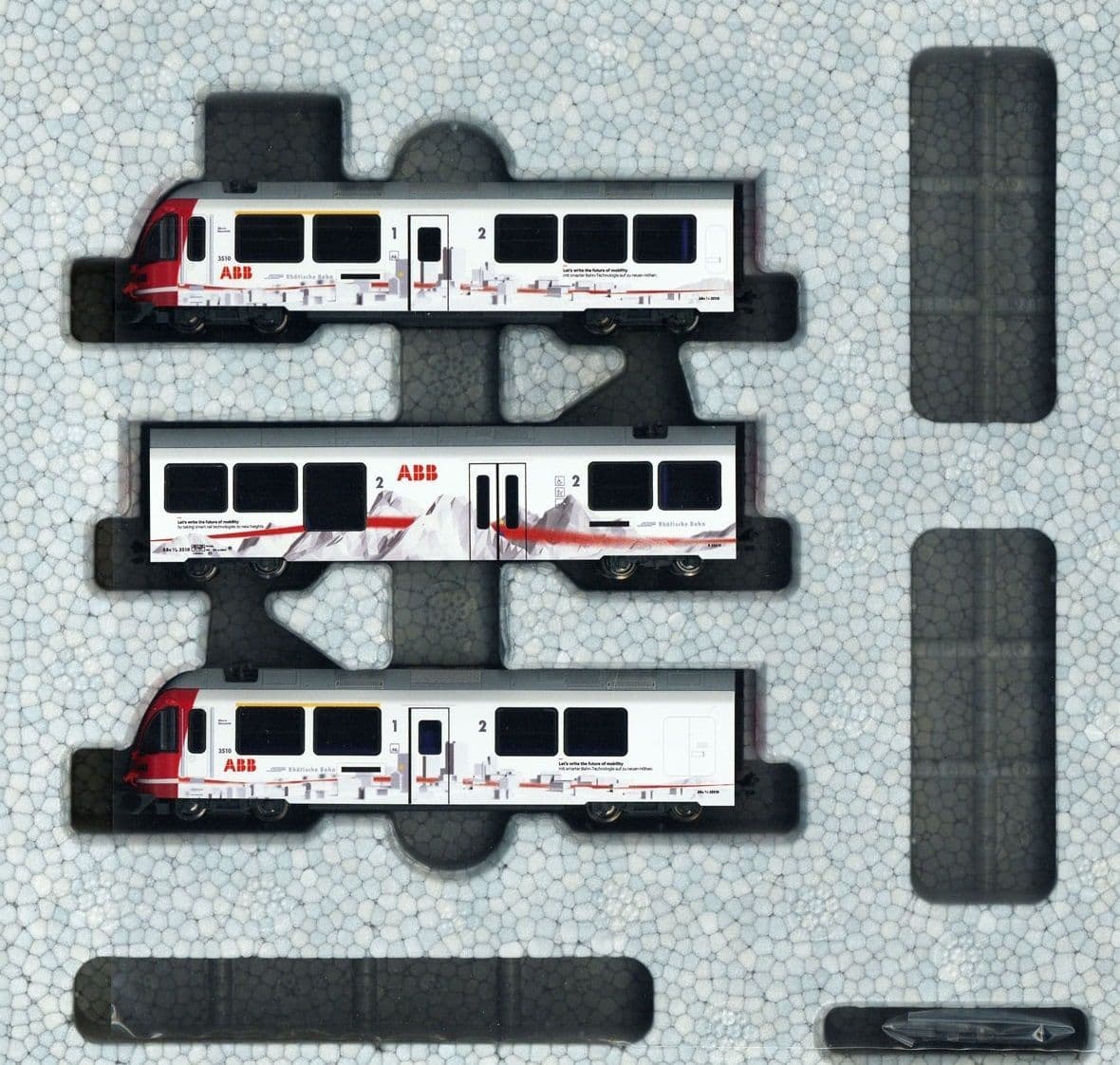 Kato 74075 Scale 1 150 N RhB Abe8/12 Allegra ABB 3510 3 Car EMU VI