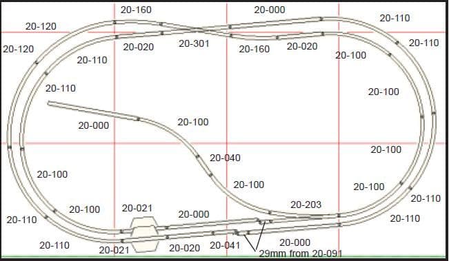 Kato Track Plan 003 - Tri-R Railroad
