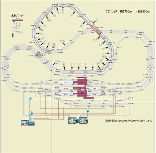 Kato Unitrack Plan 2013-1 Track Plan