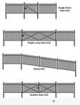 LK12117 Ramps and Gates  Spear Fencing (GWR)