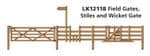 LK12118 Field Gate, Styles and Wicket Gate